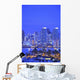 San Diego Skyline And Harbour Island Boats In The Foreground Wall Mural