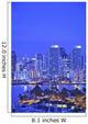 San Diego Skyline And Harbour Island Boats In The Foreground Wall Mural