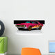 Purple hot rod car Wall Decal