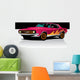 Purple hot rod car Wall Decal