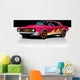 Purple hot rod car Wall Decal