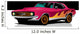 Purple hot rod car Wall Decal