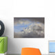 Mount Hood Through Storm Clouds Wall Mural