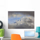 Mount Hood Through Storm Clouds Wall Mural
