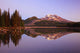 Sunrise Over Sparks Lake And South Sister Wall Mural