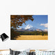 Mount Hood And Autumn Colours In Hood River Valley Wall Mural