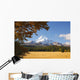 Mount Hood And Autumn Colours In Hood River Valley Wall Mural
