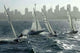 Segelboote im Hafen Wall Decal