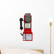 Vintage Red Pay Phone