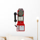 Vintage Red Pay Phone