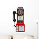 Vintage Red Pay Phone
