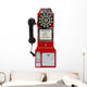 Vintage Red Pay Phone