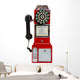 Vintage Red Pay Phone