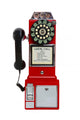 Vintage Red Pay Phone