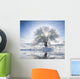 frozen winter trees Wall Mural