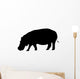 Silhouette Hippopotamus
