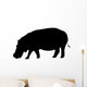 Silhouette Hippopotamus