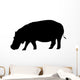Silhouette Hippopotamus
