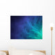 Abstract Blue Fluffy Design Wall Mural