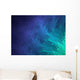 Abstract Blue Fluffy Design Wall Mural