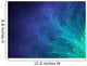 Abstract Blue Fluffy Design Wall Mural
