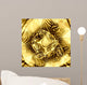golden abstract background Wall Mural