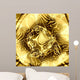 golden abstract background Wall Mural