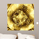 golden abstract background Wall Mural