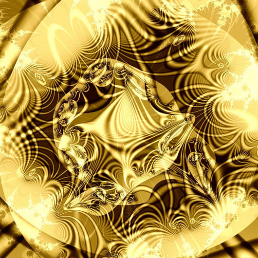 golden abstract background Wall Mural