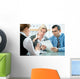 mid-adult couple meeting with financial planner Wall Mural