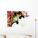 Skateboarding poster with grunge background Wall Mural