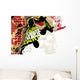 Skateboarding poster with grunge background Wall Mural