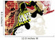 Skateboarding poster with grunge background Wall Mural