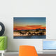 Herd of Elephants in African Savanna Wall Mural