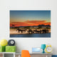 Herd of Elephants in African Savanna Wall Mural