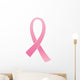 Breast Cancer Pink Ribbon Wall Decal