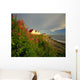 Cottages On St Lawrence River, Petit Vallee, Gaspesie, Quebec Wall Mural