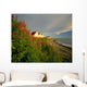 Cottages On St Lawrence River, Petit Vallee, Gaspesie, Quebec Wall Mural