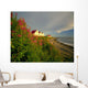 Cottages On St Lawrence River, Petit Vallee, Gaspesie, Quebec Wall Mural