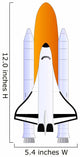 Space Shuttle Ready for Launch Wall Decal