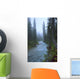 Fog Over The Emerald River, Yoho National Park, British Columbia Wall Mural
