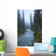 Fog Over The Emerald River, Yoho National Park, British Columbia Wall Mural