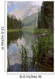 Reflections On Beaver Lake, Jasper National Park, Alberta Wall Mural