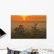 Sunrise Over The Great Sandhills, Near Sceptre, Saskatchewan Wall Mural