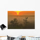 Sunrise Over The Great Sandhills, Near Sceptre, Saskatchewan Wall Mural