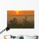 Sunrise Over The Great Sandhills, Near Sceptre, Saskatchewan Wall Mural