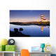 Lighthouse, Pointe-Des-Monts, St-Lawrence River, Quebec Wall Mural