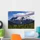 Clouds Around Mountains, Robson Provincial Park, British Columbia Wall Mural