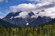 Clouds Around Mountains, Robson Provincial Park, British Columbia Wall Mural