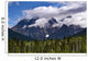 Clouds Around Mountains, Robson Provincial Park, British Columbia Wall Mural